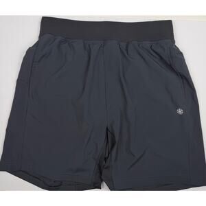 GAIAM Athletic Shorts Mens Small Gray Training Gym Running Stretch